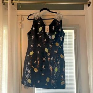 Queen of Sparkles Black Sequin Dress